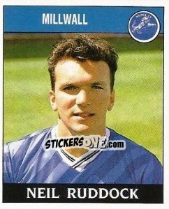 Figurina Neil Ruddock - UK Football 1988-1989 - Panini