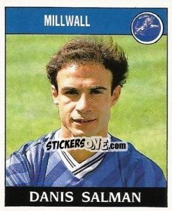 Sticker Danis Salman - UK Football 1988-1989 - Panini