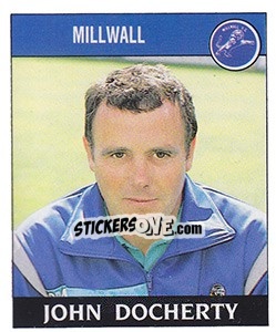 Sticker John Docherty - UK Football 1988-1989 - Panini