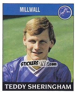 Sticker Teddy Sheringham - UK Football 1988-1989 n. 168 - Panini