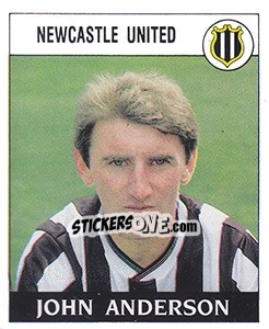 Sticker John Anderson - UK Football 1988-1989 - Panini