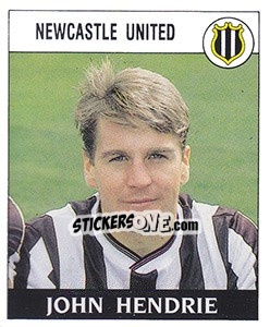 Sticker John Hendrie - UK Football 1988-1989 - Panini