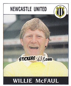 Sticker Willie McFaul - UK Football 1988-1989 - Panini