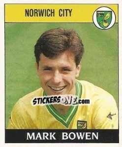 Sticker Mark Bowen - UK Football 1988-1989 - Panini