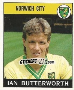 Sticker Ian Butterworth - UK Football 1988-1989 - Panini