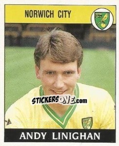 Sticker Andy Linighan - UK Football 1988-1989 n. 190 - Panini