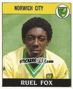 Sticker Ruel Fox - UK Football 1988-1989 n. 192 - Panini
