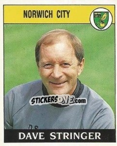 Sticker Dave Stringer - UK Football 1988-1989 - Panini