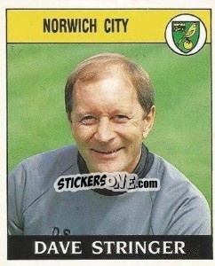 Figurina Dave Stringer - UK Football 1988-1989 n. 194 - Panini