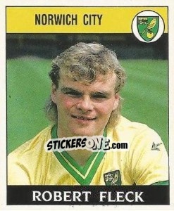 Sticker Robert Fleck - UK Football 1988-1989 n. 196 - Panini