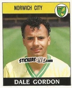 Sticker Dale Gordon - UK Football 1988-1989 n. 197 - Panini