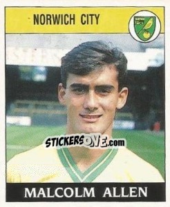 Sticker Malcolm Allen - UK Football 1988-1989 n. 198 - Panini