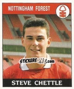 Sticker Steve Chettle - UK Football 1988-1989 n. 201 - Panini