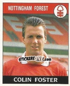 Figurina Colin Foster - UK Football 1988-1989 - Panini