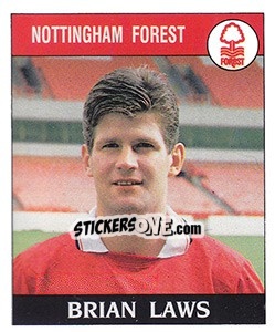 Sticker Brian Laws - UK Football 1988-1989 - Panini
