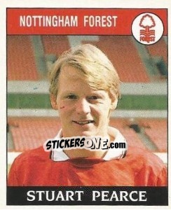 Cromo Stuart Pearce - UK Football 1988-1989 - Panini
