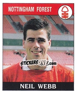 Sticker Neil Webb - UK Football 1988-1989 - Panini