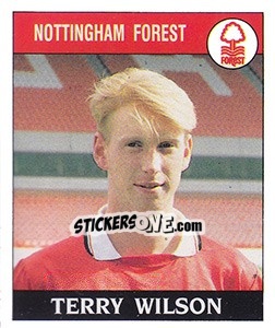 Figurina Terry Wilson - UK Football 1988-1989 - Panini