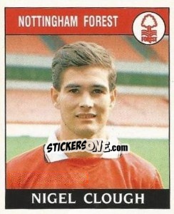 Sticker Nigel Clough - UK Football 1988-1989 - Panini