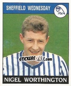 Sticker Nigel Worthington - UK Football 1988-1989 n. 237 - Panini