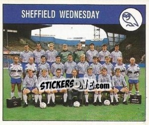 Sticker Team - UK Football 1988-1989 - Panini