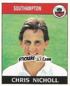 Sticker Chris Nicholl - UK Football 1988-1989 - Panini