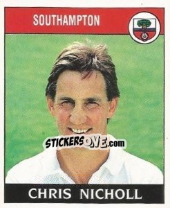 Sticker Chris Nicholl - UK Football 1988-1989 n. 254 - Panini