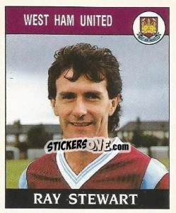 Sticker Ray Stewart - UK Football 1988-1989 - Panini
