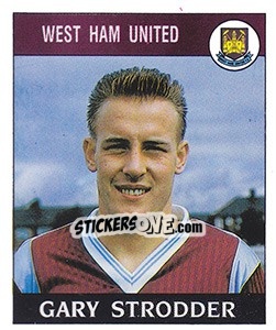 Sticker Gary Strodder - UK Football 1988-1989 - Panini