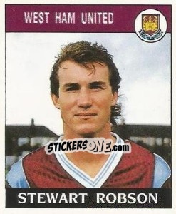 Sticker Stewart Robson - UK Football 1988-1989 - Panini