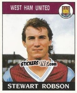 Sticker Stewart Robson - UK Football 1988-1989 n. 285 - Panini
