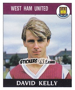 Sticker David Kelly - UK Football 1988-1989 - Panini