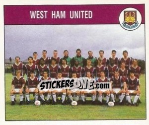 Sticker Team - UK Football 1988-1989 - Panini