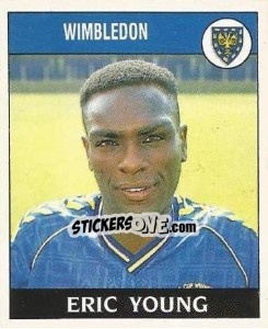 Sticker Eric Young - UK Football 1988-1989 n. 295 - Panini