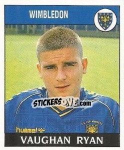 Sticker Vaughan Ryan - UK Football 1988-1989 n. 296 - Panini