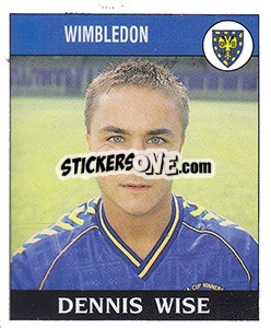 Figurina Dennis Wise - UK Football 1988-1989 - Panini