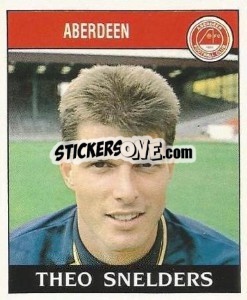 Sticker Theo Snelders - UK Football 1988-1989 - Panini