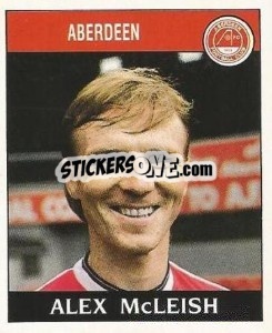 Sticker Alex McLeish - UK Football 1988-1989 - Panini