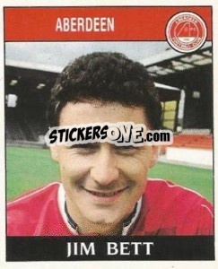 Sticker Jim Bett - UK Football 1988-1989 n. 329 - Panini