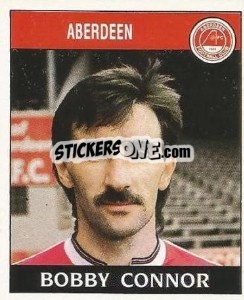Sticker Bobby Connor - UK Football 1988-1989 - Panini