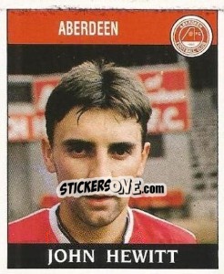Sticker John Hewitt - UK Football 1988-1989 n. 335 - Panini