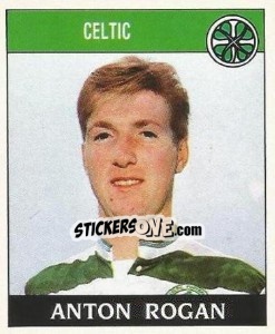 Sticker Anton Rogan - UK Football 1988-1989 n. 343 - Panini