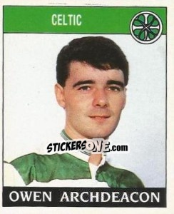 Sticker Owen Archdeacon - UK Football 1988-1989 n. 348 - Panini