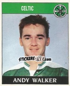 Figurina Andy Walker - UK Football 1988-1989 n. 351 - Panini
