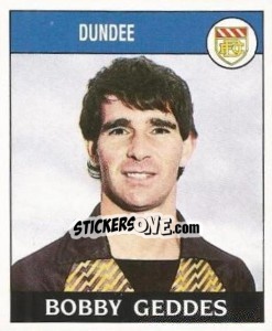 Sticker Bobby Geddes - UK Football 1988-1989 n. 354 - Panini