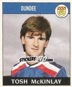 Sticker Tosh McKinlay - UK Football 1988-1989 n. 355 - Panini
