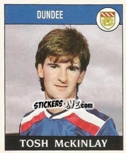 Cromo Tosh McKinlay - UK Football 1988-1989 - Panini