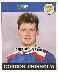 Figurina Gordon Chisholm - UK Football 1988-1989 - Panini