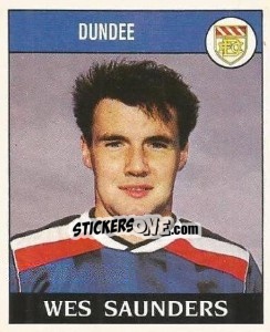 Sticker Wes Saunders - UK Football 1988-1989 n. 360 - Panini