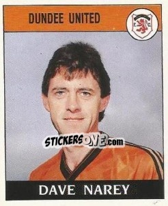 Figurina Dave Narey - UK Football 1988-1989 - Panini